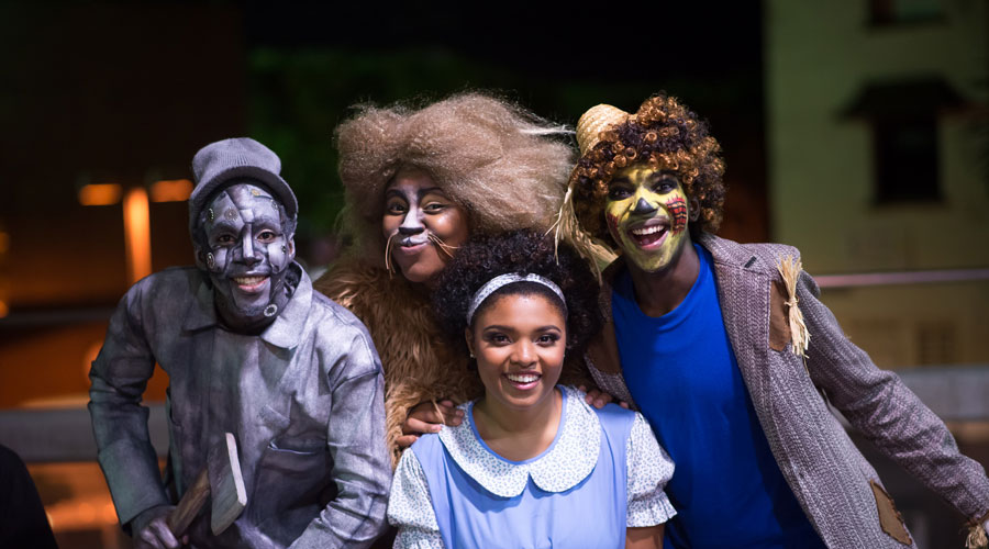 Some of the cast of The Wiz  2015